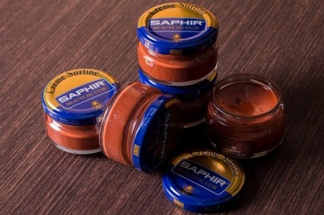 SAPHIR POMMADIER PASTE ОКРАШИВАЮЩИЙ КОНЬЯЧНЫЙ КРЕМ