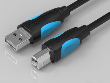 Кабель Strong VENTION USB A -> B Медь 4N OFC 1,5