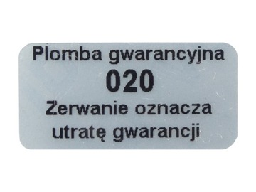 НАКЛЕЙКИ ГАРАНТИЙНЫЕ ПЕЧАТИ 20x10 VOID MAT 250 ШТ.