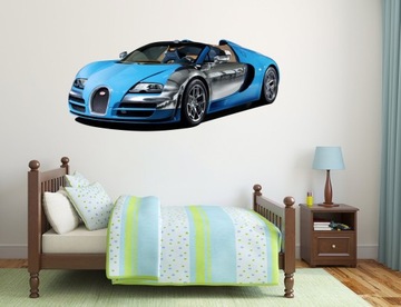 НАКЛЕЙКИ НА стену автомобиля Bugatti VEYRON 100x43 см