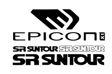 Комплект наклеек на амортизатор EPICON SR SUNTOUR