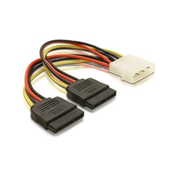 КАБЕЛЬ ПИТАНИЯ MOLEX / 2X SATA АДАПТЕР SATA