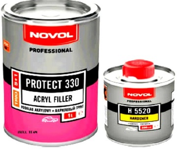 АКРИЛОВАЯ ГРУНТОВКА NOVOL PROTECT 330 1л ЧЕРНАЯ 434