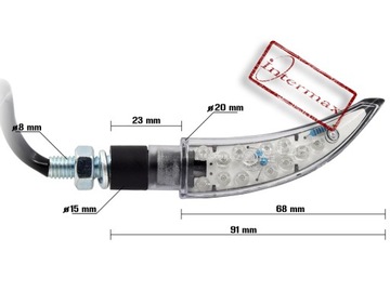 СВЕТОДИОДНЫЕ УКАЗАТЕЛИ ПОВОРОТА ARC 2 шт.