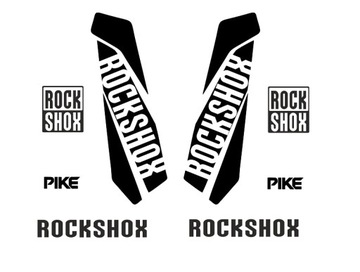 Наклейка ROCK SHOX PIKE на амортизатор НАКЛЕЙКИ