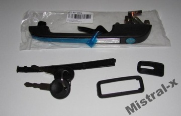 Ручка дверь перед з вставка golf mk1 jetta polo i фото №1