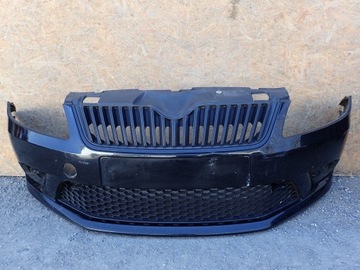 Бампер перед переднє skoda fabia ii rs 5j 2010- фото №1