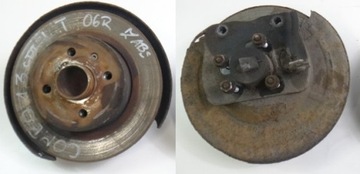 Opel combo c 06 r поворотна опора ліва зад з abs фото №1