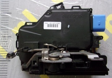 Seat altea toledo 3 door lock right front door 9 contacts, фото