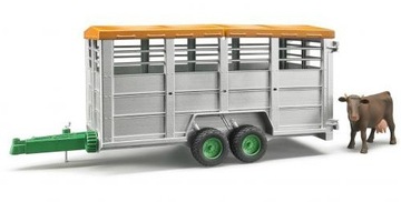 Bruder trailer 2-osiowa to transportation cows 02227, фото