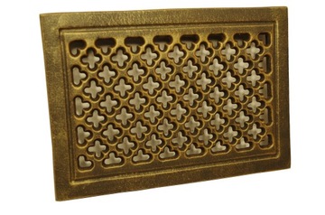 Lattice cast iron fireplace openwork wentylacyjna22x16, фото