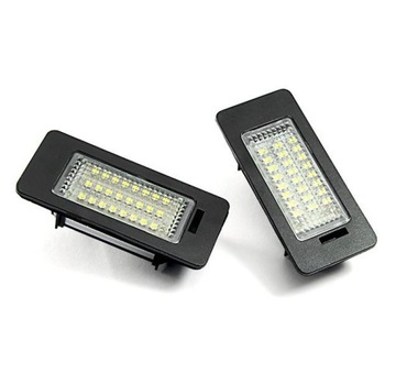 Блок led подсветка audi с подсветкой рамка регистрации a4 a5 s5 tt q5 vw passat 2шт, фото