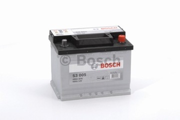 Аккумулятор 56ah/ 480a права+ bosch s3 s3005 242x175x190, фото