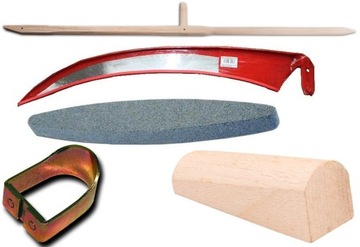 Set braid manual pasture wedge ring oselka oval 50cm mowing grass, фото