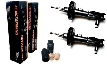 Shock absorbers protection bumpers opel insignia a 2008- front set, фото