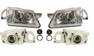 Headlights mazda 323 323f bj 98-01 left+ r depo, фото