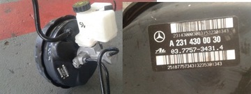 Mercedes sl w231 r231 vacuum brake booster brake cylinder, фото