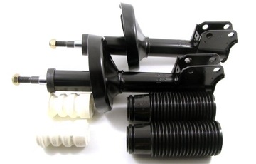 Shock absorbers x2 front+bumpers+protection renault kangoo 1997-, фото