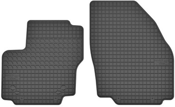 Carpets rubber (rubber) front to s-max 1 06-15/ galaxy mk2 2 06-15+ fasteners, фото