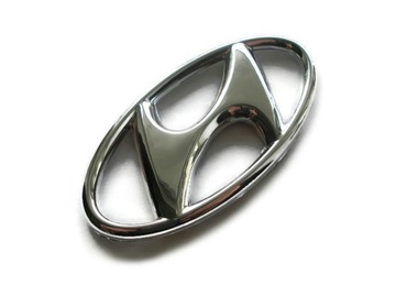Эмблема значек лого hyundai 82x42mm зад крышка, фото