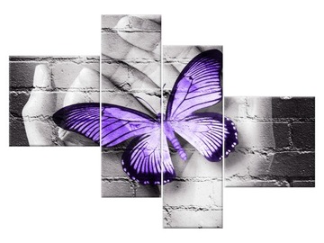 Image butterfly on dloniach 100x70 animals 2389a_ 4b, фото