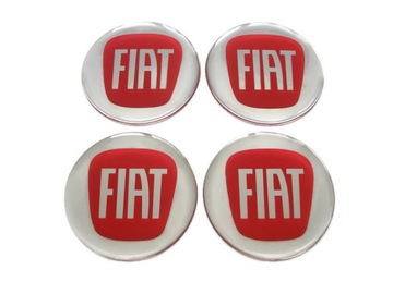 Эмблемы значки на колпаки колпачки диски наклейки fiat 60mm лого значек, фото