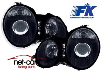 Headlights mb mercedes e w210 95-99 r black, фото