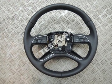 Audi q7 steering wheel skin petals multifunctional 4m0419091a, фото