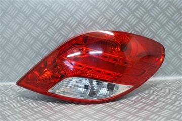 Peugeot 207 рестайлинг 09 - 2013 год правый фонарь задний диод, фото