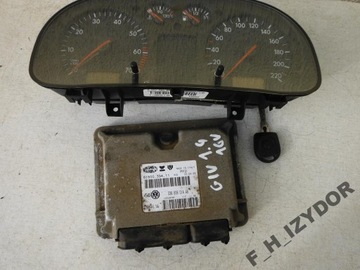 Комп'ютер комплект vw golf 4 1.4 16v 036906014ab, фото