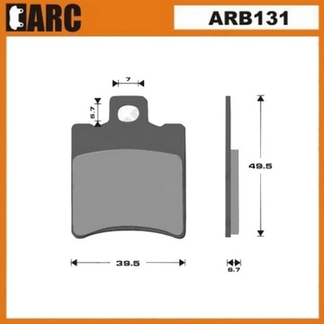 Pads brake front piaggio typhon nrg, gilera runner nrg, фото