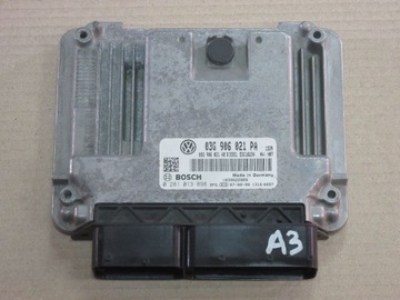 Vw комп'ютер двигуна 03g906021pa 0281013898, фото