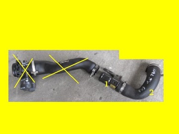 Ford fusion fiesta mk6 spigot turbo radiator 1.6 tdci, фото