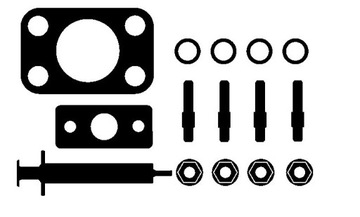 Set of gaskets turbines turbo scudo 1, 6 multijet, фото