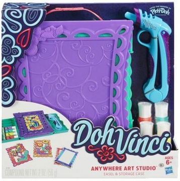 Play-doh тестолин чемоданчик студия doh-vinci, фото