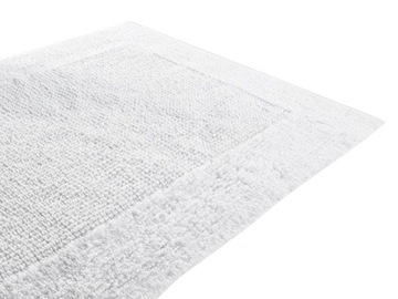 Carpet rough cotton strength design 70x130 white, фото
