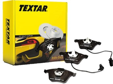 Тормозные диски+ колодки textar перед audi a6 c6 347mm, фото