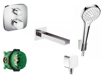 Hansgrohe bathtub set з cascade, фото