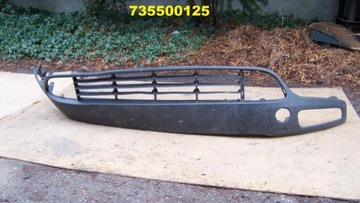 Fiat punto evo spoiler overlay front bumper, фото
