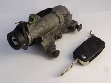Audi a8 d2 ignition lock з with a key remote control (key) 4b0905851, фото