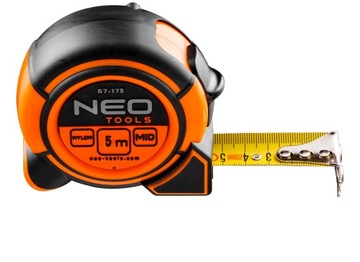 Neo tape measure steel 5 m nylon magnet 67 - 175, фото
