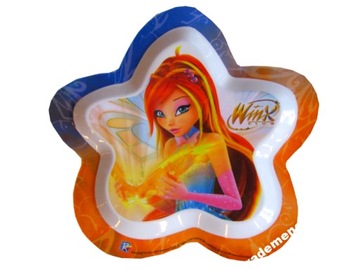 Пластина плитки пластиковый winx тарелка звезда, фото