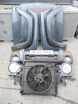 Jeep cherokee liberty hood wing set. radiator, фото