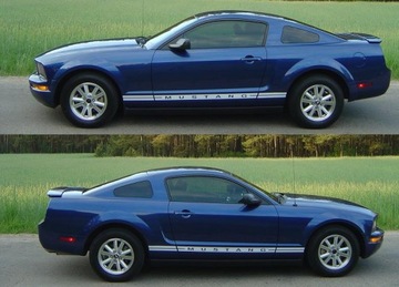 Side window right left wing mustang 2005 - 2009, фото