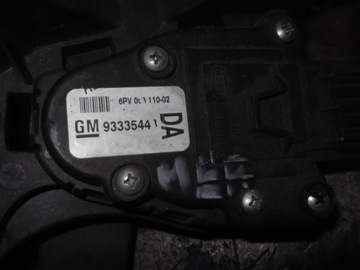 Opel meriva a gas pedal, фото