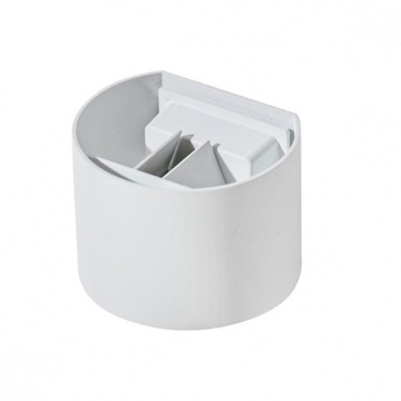 Wall lamp azzardo white built-in led source 6 в, фото