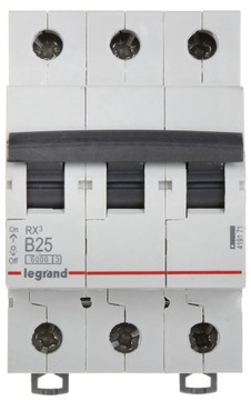 Автоматический выключатель перегрузки по току legrand 400 v ip20 25 a, фото
