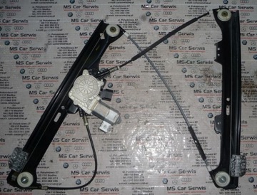 Bmw 5 e60 e61 mechanism lift power window motor front left 7075667 set, фото