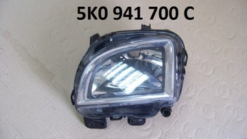 Vw jetta 5k0 fog light right в bumper front, фото