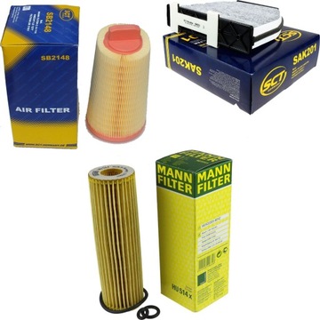Filter set mercedes c w204 s204 c180 c200 station wagon, фото